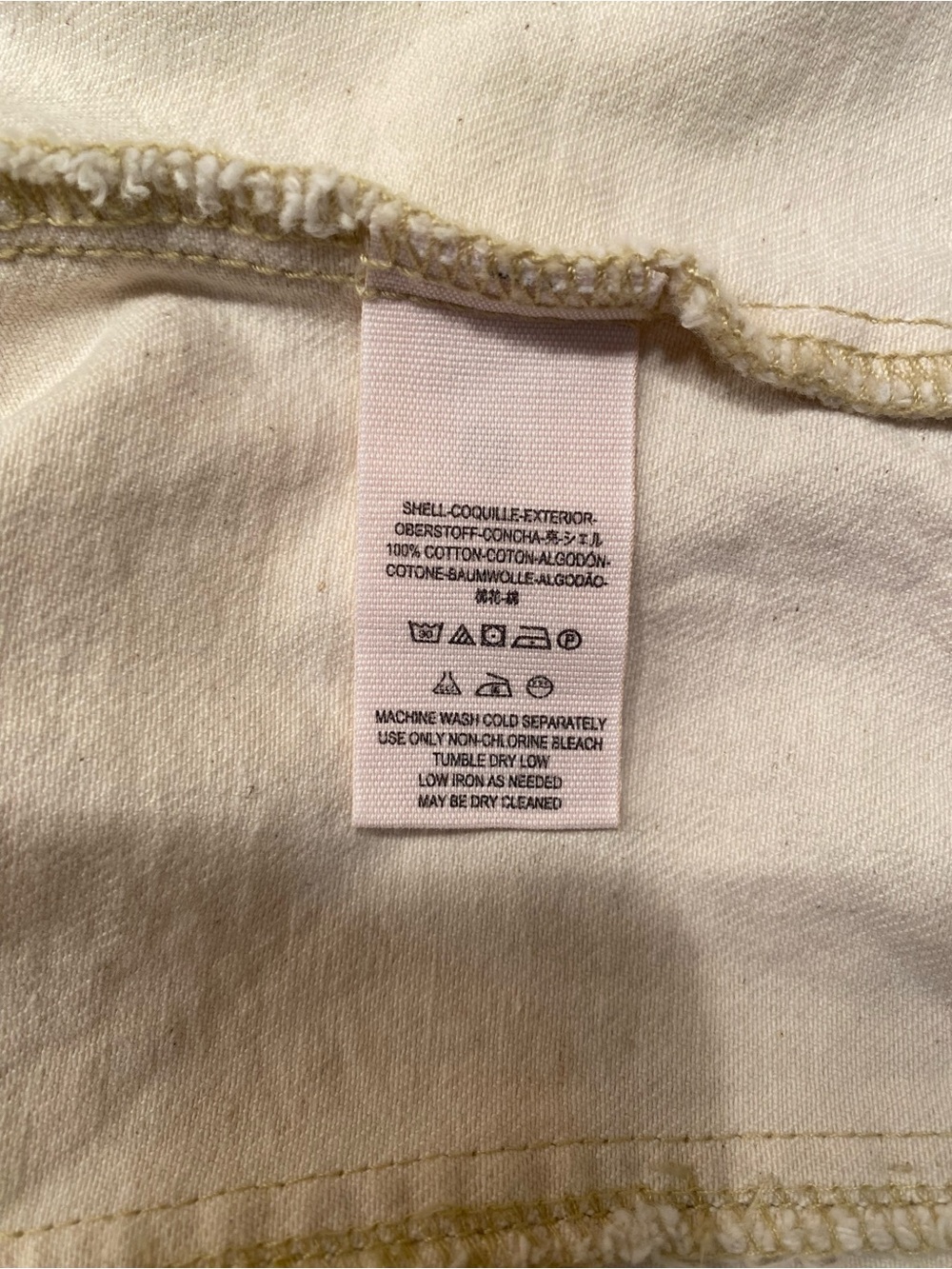 Free People Double-Breasted Ivory Cropped Vest, Size 4, NWT! - Picture 6 of 6